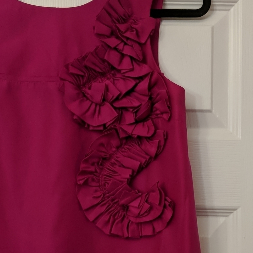 ROBERT RODRIGUEZ Silk Ruffle Dress - Picture 3 of 7
